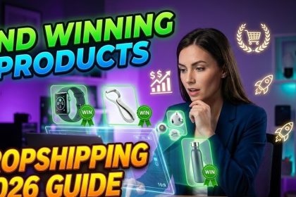 A dashboard showing various viral dropshipping products and their ad engagement metrics.